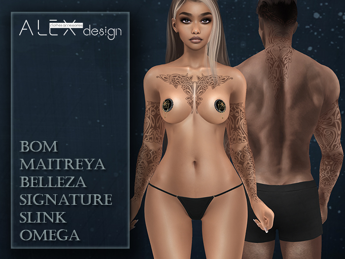 -ALEX- Secret Direction Brown tattoo