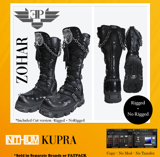 L'Emporio&PL::*Zohar*:: Combat boots-INITHIUM KUPRA-