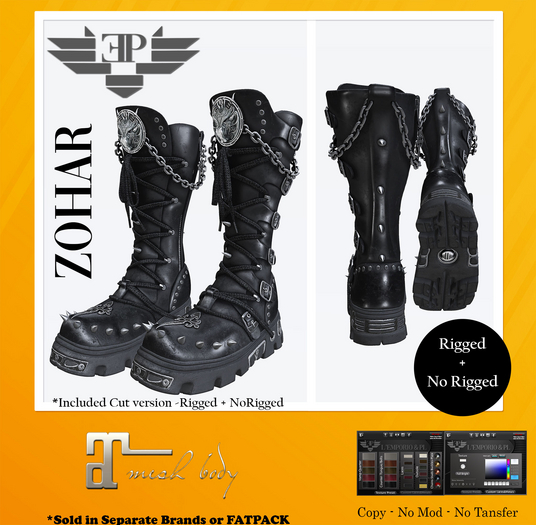L'Emporio&PL::*Zohar*:: Combat boots-Maitreya Lara-