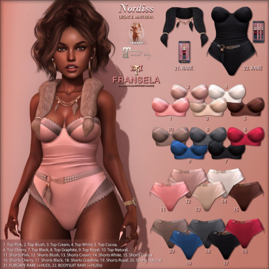 21. FRANSELA: "Nordiss" Furcape [MAITREYA] RARE