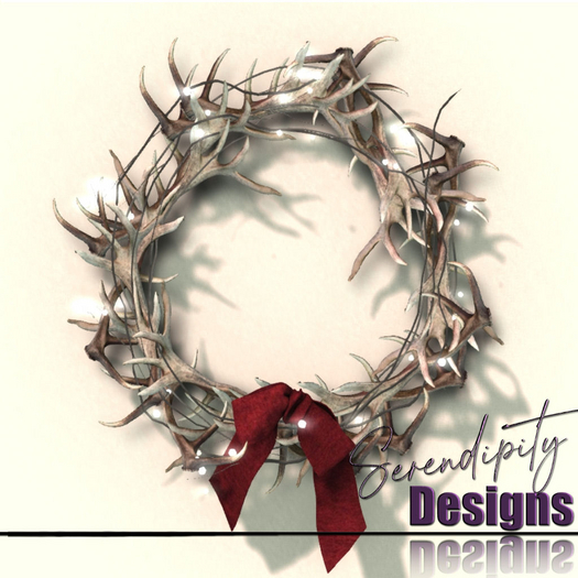 Serendipity Designs - Antler Wreath 