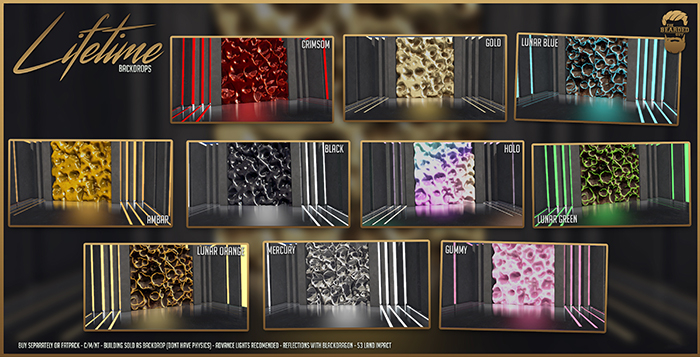 Lifetime Backdrop - Holo - The Bearded Guy