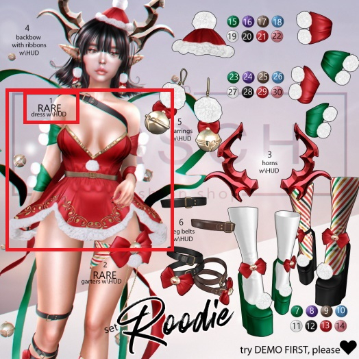 01. ERSCH - Roodie {Legacy} dress RARE