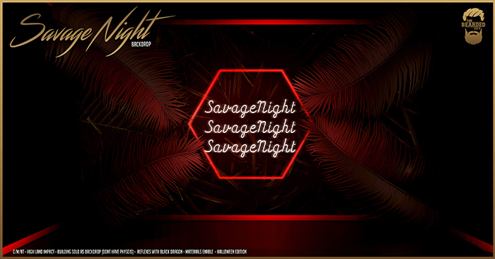 Savage Night Backdrop - The Bearded Guy