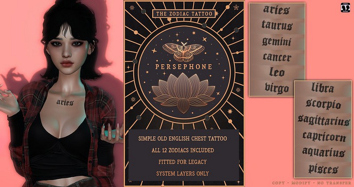 persephone + the zodiac tattoo [bxd][add me]
