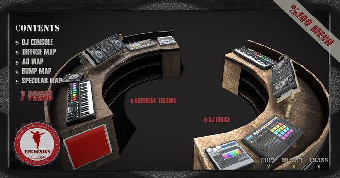(Efe Design) Dj Console Fatpack Fullperm 