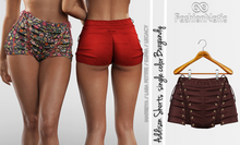 Addison Shorts Burgundy - Maitreya Lara, Lara Petite, Kupra Original, Legacy - FashionNatic
