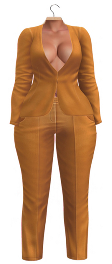 BUENO-Suit Set-Mustard