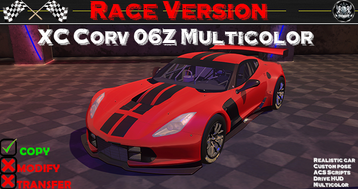 XC corv z06 multicolor race (box)
