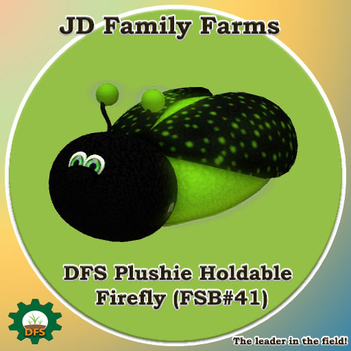 DFS Plushie Holdable Firefly (FSB#41) - rare limited edition collectible 