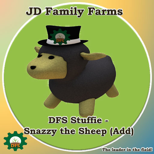 DFS Stuffie - Snazzy the Sheep (Add) - rare limited edition collectible 