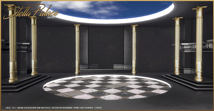 Stella Palace Backdrop - Granite - The Bearded Guy