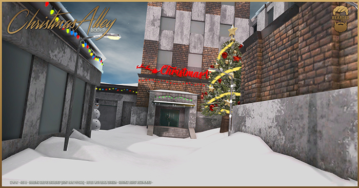 Christmas Alley Backdrop - The Bearded Guy