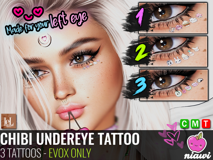 Kawaii Chibi Undereye Tattoo [LeL EvoX BOM] - Niawi