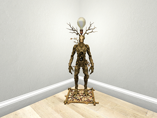 Forest Guardian  Floor  Lamp