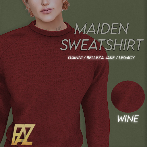 FZ. Maiden Sweatshirt WINE