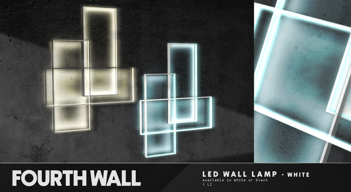 [FOURTH WALL] LED Wall Lamp (White)