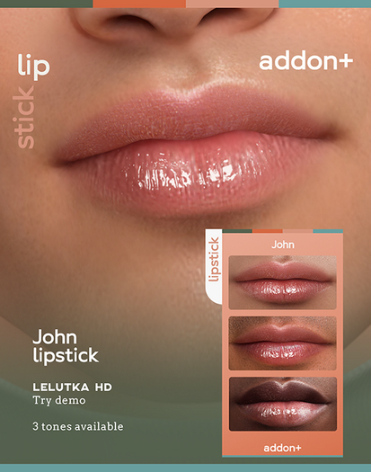 addon+ John LeLUTKA HD Lipstick
