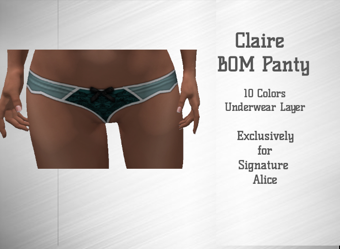 !! Exude Style !! Claire BOM Panties for Signature Alice