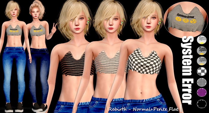 :KOYUKI: Rebirth - System Error Top - Normal+Petite+Flat