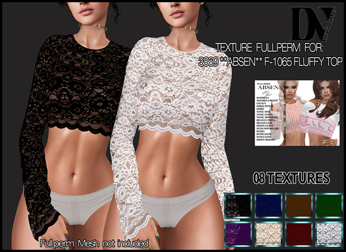 DV- 3869  **ABSEN** F-1065  - TEXTURE LACE