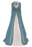 The Annex - Viola Gown - Teal