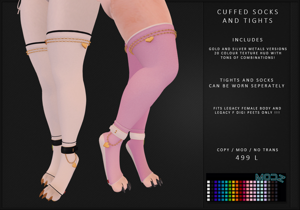 [MODZ] CUFFED SOCKS - LEGACYF DIGI PEETS BOXED