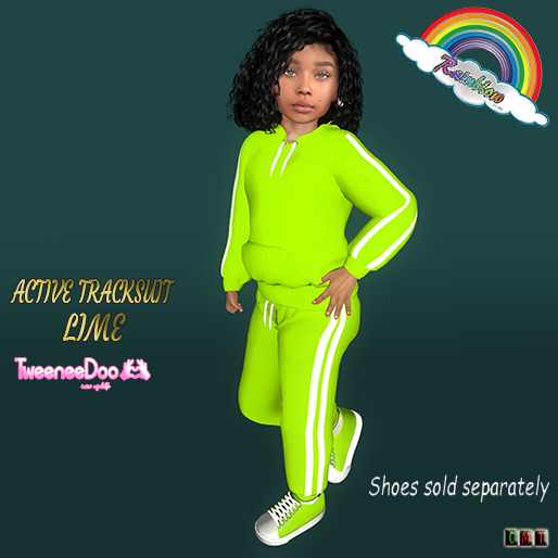 ((RBS)) Active Tracksuit LIME - Tweeneedoo 