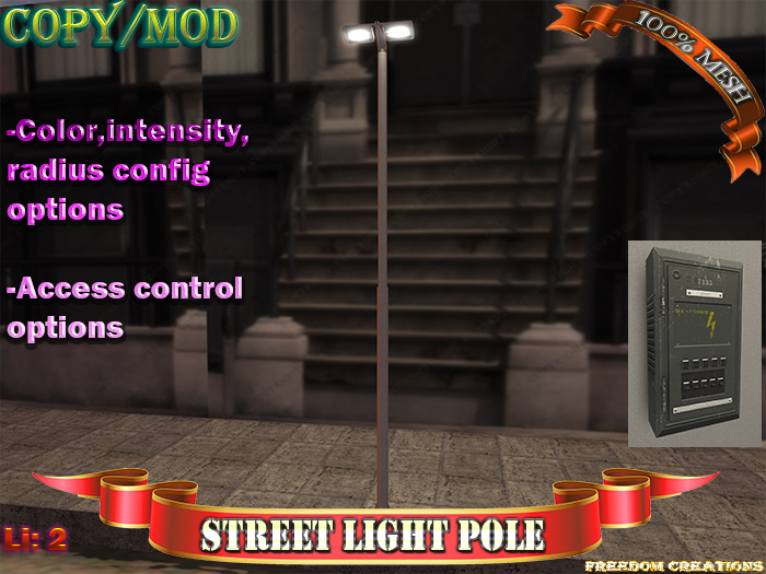 Street light pole-Freedom creations