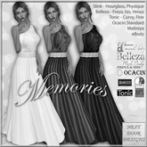Memories Gown Satin DEMO: Belleza Venus Isis Freya, Maitreya, Slink Hourglass Physique, Tonic Curvy Fine, eBody
