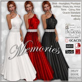 Memories Gown Satin Fatpack: Belleza Venus Isis Freya, Maitreya, Slink Hourglass Physique, Tonic Curvy Fine, eBody