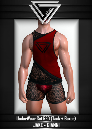 B.GAB*UnderWear Set RED 