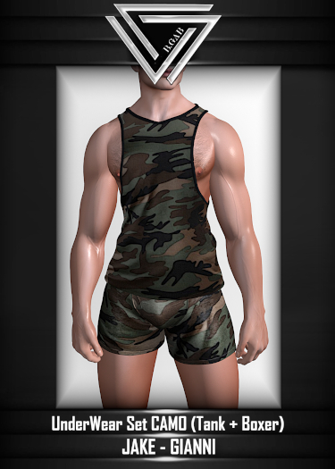 B.GAB*UnderWear Set CAMO 