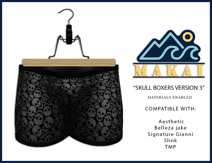 Makai - Skull Boxers - Version 3