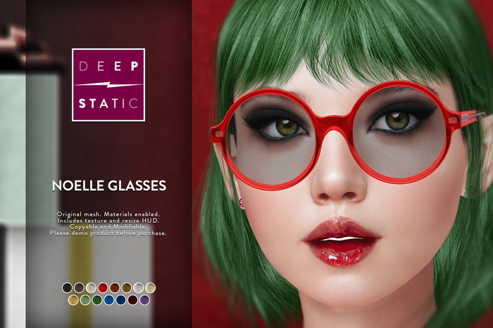 Noelle Glasses by DEEP STATIC