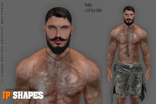 JP SHAPES-THEO(LELUTKA SKYLER EVOX/LEGACY/SIGNATURE/KARIO