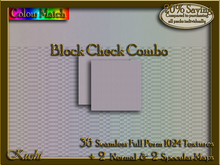 Block Check Combo Seamless Texture Set