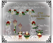 CM..Christmas Twinkle Wedding Ceremony Set