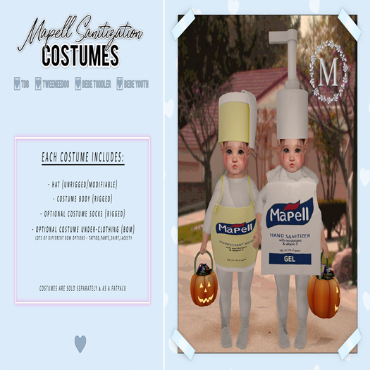 {m} Mapell Costume Set Fatpack