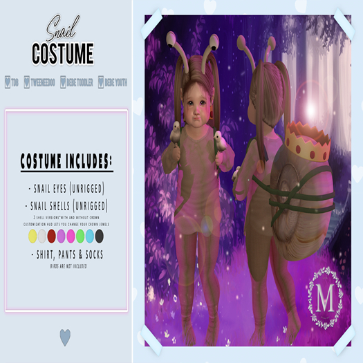 {m} Snail Costume