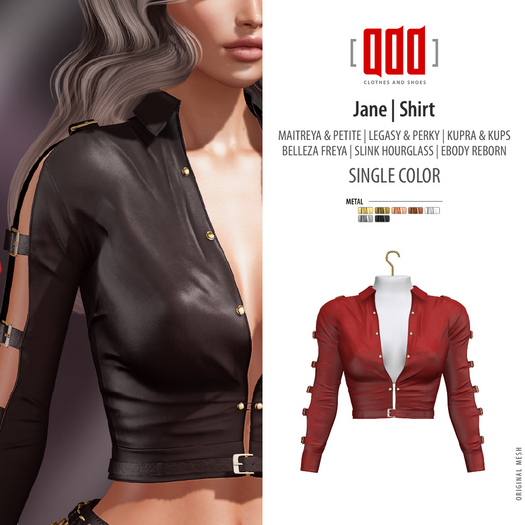 [ADD] Jane Shirt - Red