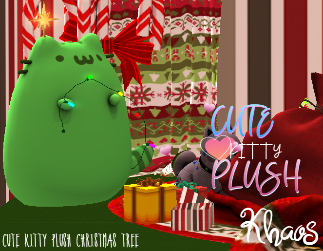 Khaos's CUTE KITTY PLUSH CHRISTMAS TREE