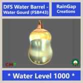 DFS Water Barrel - Water Gourd (FSB#43) (Actual Item)