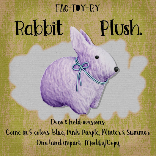 Fac-Toy-ry [Rabbit Plush]