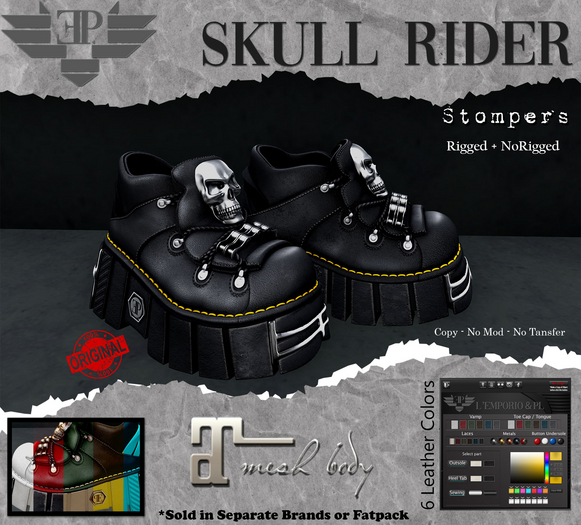 L'Emporio&PL::*Skull Rider*:: Stompers - Maitreya Lara -*