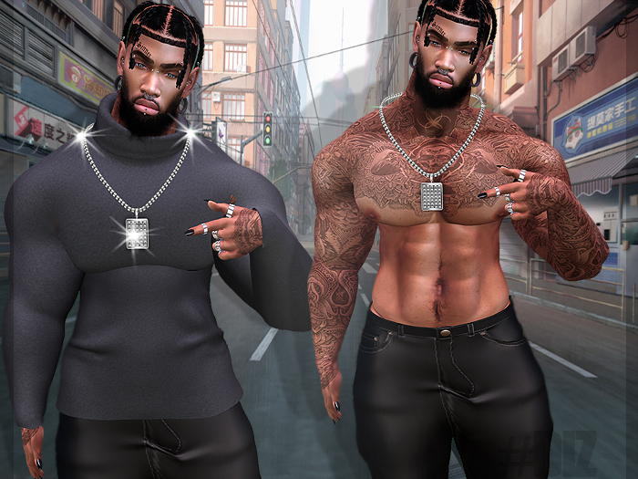 #DIZ TURTLENECK OUTFIT BLACK-/KARIO/^FIT