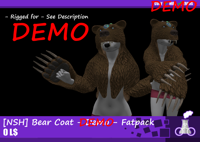 [NSH] DEMO - Bear Coat - Fatpack