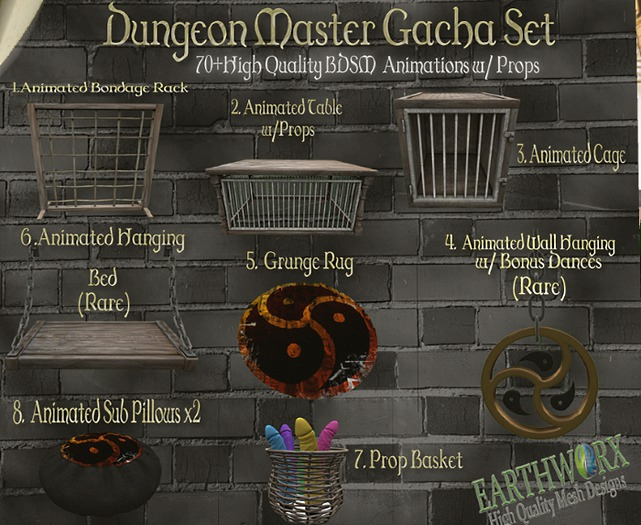 {:.EARTHWORX.:} (4) Wall Hanging [BOX] RARE