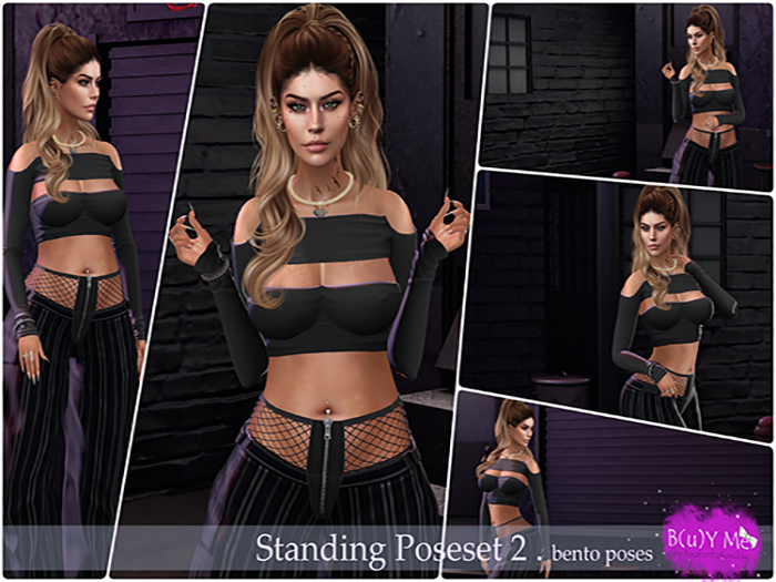 B(u)Y ME: Standing Poseset 2 SF. (BOX//WEAR)