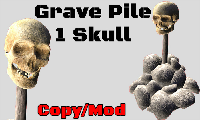 Grave Pile 1 Skull
